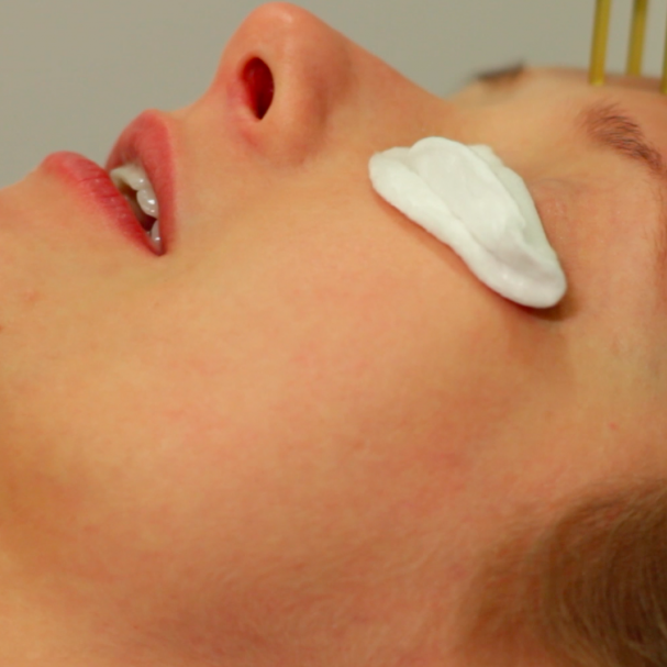 woman undergoing a treatment