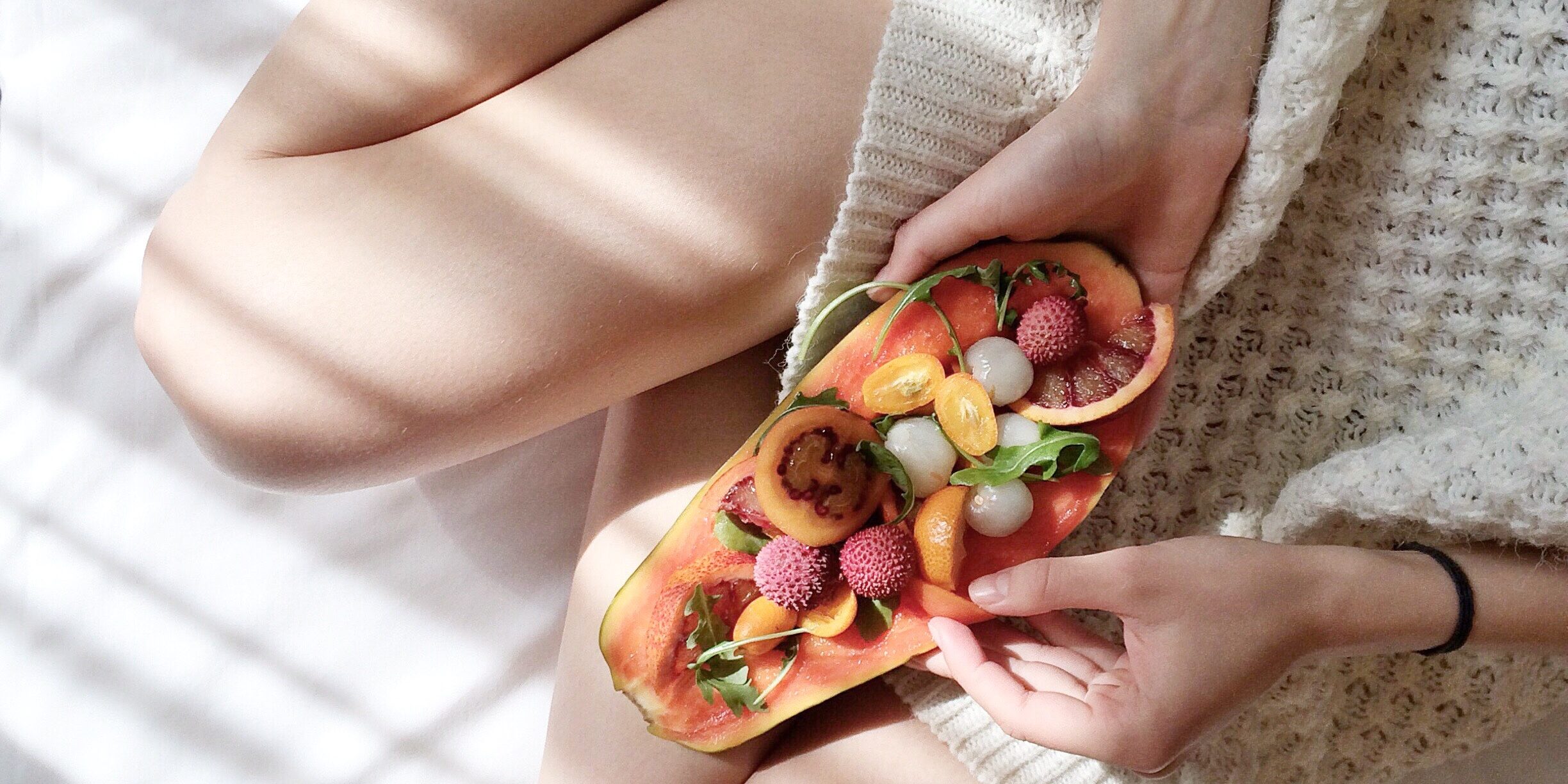 healthy food platter-of-healthy-food-for-glowing-skiin