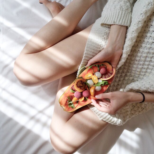 healthy food platter-of-healthy-food-for-glowing-skiin