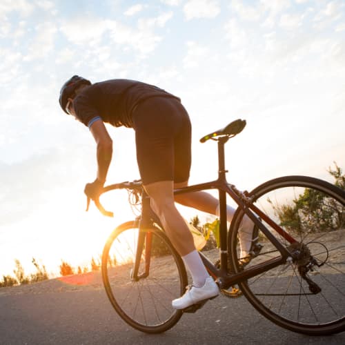 Man on Bike