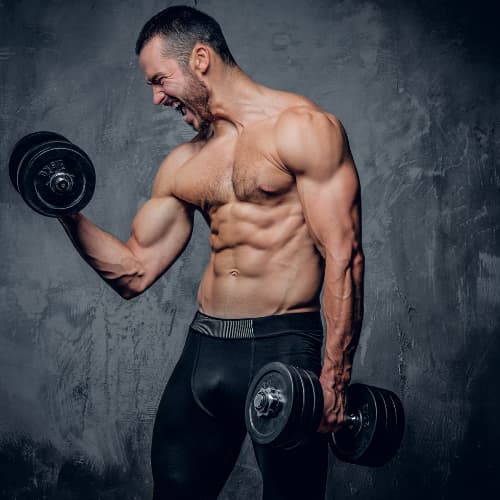 Man With Weights
